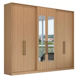 Roupeiro Herval Ph 1720 - Cor Cedro - Com Espelho
