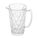 Ver imagem 1 de Jarra de Vidro Diamond Transparente 1,2l - Lehaví