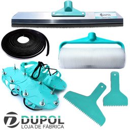 Kit Ferramentas Argamassa Cimentícia Autonivelante/ Cimento Queimado Liquido - 3