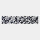Ver imagem 7 de Passadeira Tapete Corredor Cozinha Antiderrapante Mosaico 1,30 X 0,45 Preto Decorativo Preto