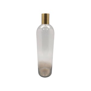 Vaso Garrafa Degrade em Vidro 37.5x10x10cm