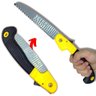 Serrote Poda com Lâmina 180mm Profissional Dobrável Portátil 18 cm Jardinagem Camping Mundo Thata - 2