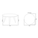 Ver imagem 2 de Mesa de Centro Tiffany para Recepção/ Sala Preto - Bela Móveis