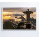 Ver imagem 6 de Quadro Monumento Cristo Redentor Rio de Janeiro - 90x60 Cm - Adesivo Fotográfico