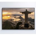 Ver mais imagens de Quadro Monumento Cristo Redentor Rio de Janeiro - 90x60 Cm - Adesivo Fotográfico