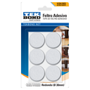 Ver imagem 1 de FELTRO REDONDO 30MM BRANCO CART C/12 UN TEKBOND