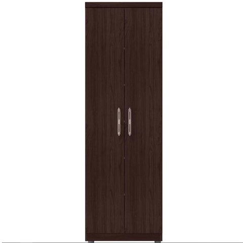 Multiuso Organizador Armário Cox 2 Portas 5 Prateleiras Castanho