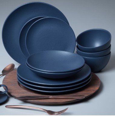 Prato Raso Azul Boreal 26cm - 2
