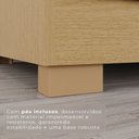 Ver imagem 6 de Guarda-Roupa Casal 6 Portas 6 Gavetas com Pés 100% MDF Órion Plus Cinza/Jequitibá/Granizo