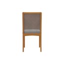 Ver imagem 3 de Kit 6 Cadeiras Sala Jantar Lara 6 Un Carvalho/boucle Bege/tela Bege - Kappesberg