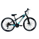 Ver imagem 1 de Bicicleta Viking X Tuff 25/30 Freeride Aro 26 Freio a Disco 21 Velocidades Preto Azul