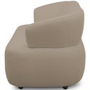 Ver imagem 5 de Sofá 3 Lugares Orgânico para Sala Living 198cm Florea M05 Bouclê Bege - Lyam Decor