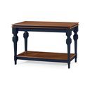 Ver imagem 1 de Aparador e Divisor de Ambiente com 1 Prateleira 2004 Manchester Linz Móveis - Azul Petróleo/imbuia