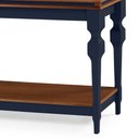 Ver imagem 3 de Aparador e Divisor de Ambiente com 1 Prateleira 2004 Manchester Linz Móveis - Azul Petróleo/imbuia