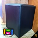 Ver imagem 3 de Puff Banqueta Quadrado Cubo em Corino Corano®:preto
