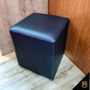 Ver imagem 4 de Puff Banqueta Quadrado Cubo em Corino Corano®:preto