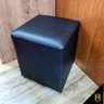 Puff Banqueta Quadrado Cubo em Corino Corano®:preto - 4