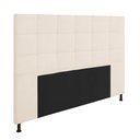Ver imagem 3 de Cabeceira Casal Cama Box 140cm para Quarto Stambul Linho Bege M11 - D'Rossi