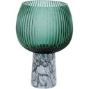 Ver imagem 1 de Beretta Centro Mesa 22x15x15cm Vidro Verde com Pé