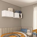 Ver imagem 1 de Conjunto de Aéreos Multiuso 4 Portas Multi Bertolini - Branco