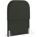 Ver imagem 2 de Cabeceira Cama Box 100cm Orgânica Lanna W01 Linho Verde Musgo - Lyam Decor