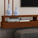 Ver imagem 5 de Painel Estante Suspenso Tv até 55" com Nichos Desing Moderno