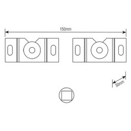 Suporte Tv Monitor de 10 até 100 Preto Brasforma Sbru750 - 5