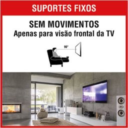 Suporte Tv Monitor de 10 até 100 Preto Brasforma Sbru750 - 7