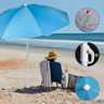 Guarda-sol Gigante Articulado, Ombrelone, Proteção Uv Ultra Violeta, Verão, Piscina, Praia, Reforçad - 6