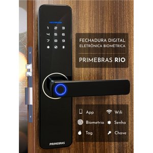 Fechadura digital Rio Wi-Fi App Primebras