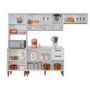 Ver imagem 4 de Armário de Cozinha Completo Valência 02 Sallêto Cinamomo Off White