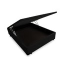 Ver imagem 2 de Cama Box Baú Casal Suede + Colchão Molas Ensacadas Freedom 75X138X188:Preto