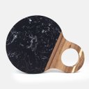 Ver imagem 3 de Tábua Redonda de Mármore Preto Via Láctea Pequena Blue Gardenia