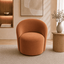 Ver imagem 1 de Poltrona Decorativa Yara Base Giratória Veludo Sala Estar Quarto Recepção Confortável