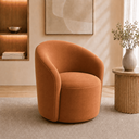 Ver imagem 4 de Poltrona Decorativa Yara Base Giratória Veludo Sala Estar Quarto Recepção Confortável