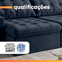 Ver imagem 7 de Sofá Retrátil e Reclinável 3 Lugares 2,40m Malibu