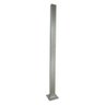 Tubo Galvanizado C/Base para Gradil e Alambrado 40x60x1,25mm - 1