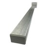 Tubo Galvanizado C/Base para Gradil e Alambrado 40x60x1,25mm - 2