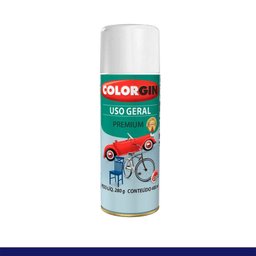 Tinta Spray Uso Geral 55011 Branco Brilhante 400ml Colorgin - 1