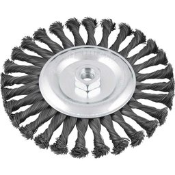 Escova circular torcida 7x1/2" rosca m14 9000rpm - 1