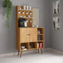 Ver imagem 1 de Cantinho do Café Balcão 80cm Aurora Patrimar Cinamomo/off White
