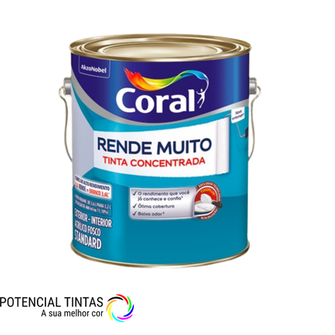 Latex Coral Rende Muito 3,2l Branco Suco de Goiaba