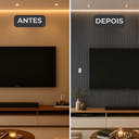 Ver imagem 6 de Kit 2 Painel Ripado 3D Decorativo 2,70m x 16cm