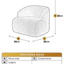 Ver imagem 3 de Poltrona Luxo Madeira Maciça Eucalipto Noah