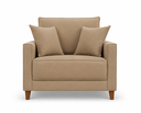 Ver imagem 5 de Conjunto Lisboa Linho Bege Premium - Sofá 1.80 m + 2 Poltronas