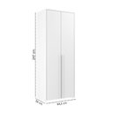 Ver imagem 2 de Guarda-Roupas de Bebê 2 Portas Modulados Branco