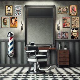 Kit 10 Placas Barbearia Quadros Decoração Painel 28,7x22cm - 2