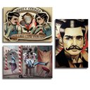 Ver imagem 6 de Kit 10 Placas Barbearia Quadros Decoração Painel 28,7x22cm
