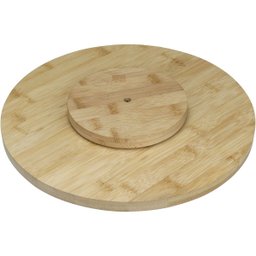 Bandeja Giratoria para Servir Bailarina Home&co Bambu 3x30x30cm Natural - 2