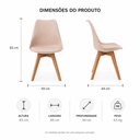 Ver imagem 3 de Kit 5 Cadeiras Eames Wood Leda Design - Nude Bege
